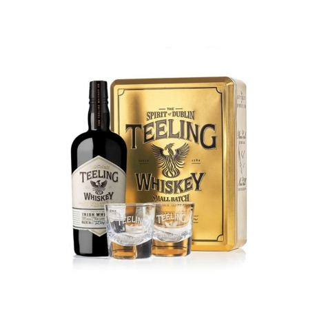 Teeling Irish Whiskey, díszdoboz 2 Db Pohárral 46% (0,7 l)
